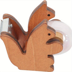 Squirrel Tape Dispenser with Teeth Tape Cutter for Desk Accessories Office