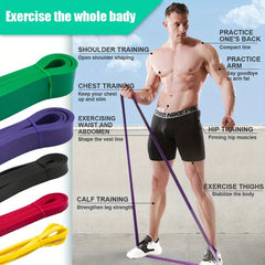 Fitness Tension Band Strength Training Pull Up Resistance Band