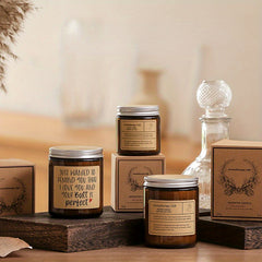 Scented Candle Fresh Light Soy Wax Glass Wedding Fragrance Candle