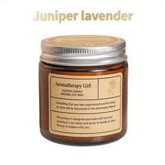 Scented Candle Fresh Light Soy Wax Glass Wedding Fragrance Candle
