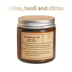 Scented Candle Fresh Light Soy Wax Glass Wedding Fragrance Candle