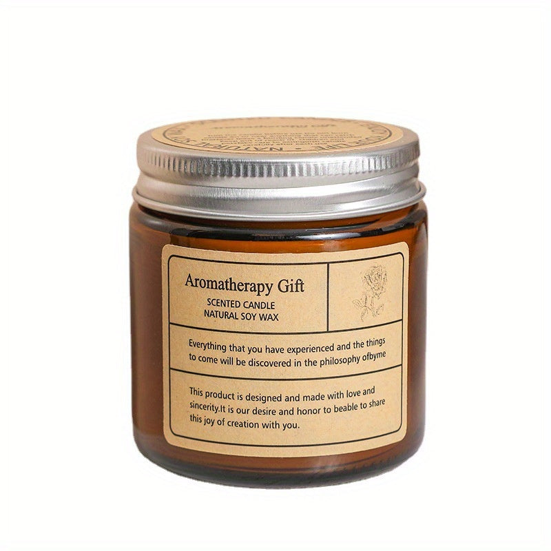 Scented Candle Fresh Light Soy Wax Glass Wedding Fragrance Candle