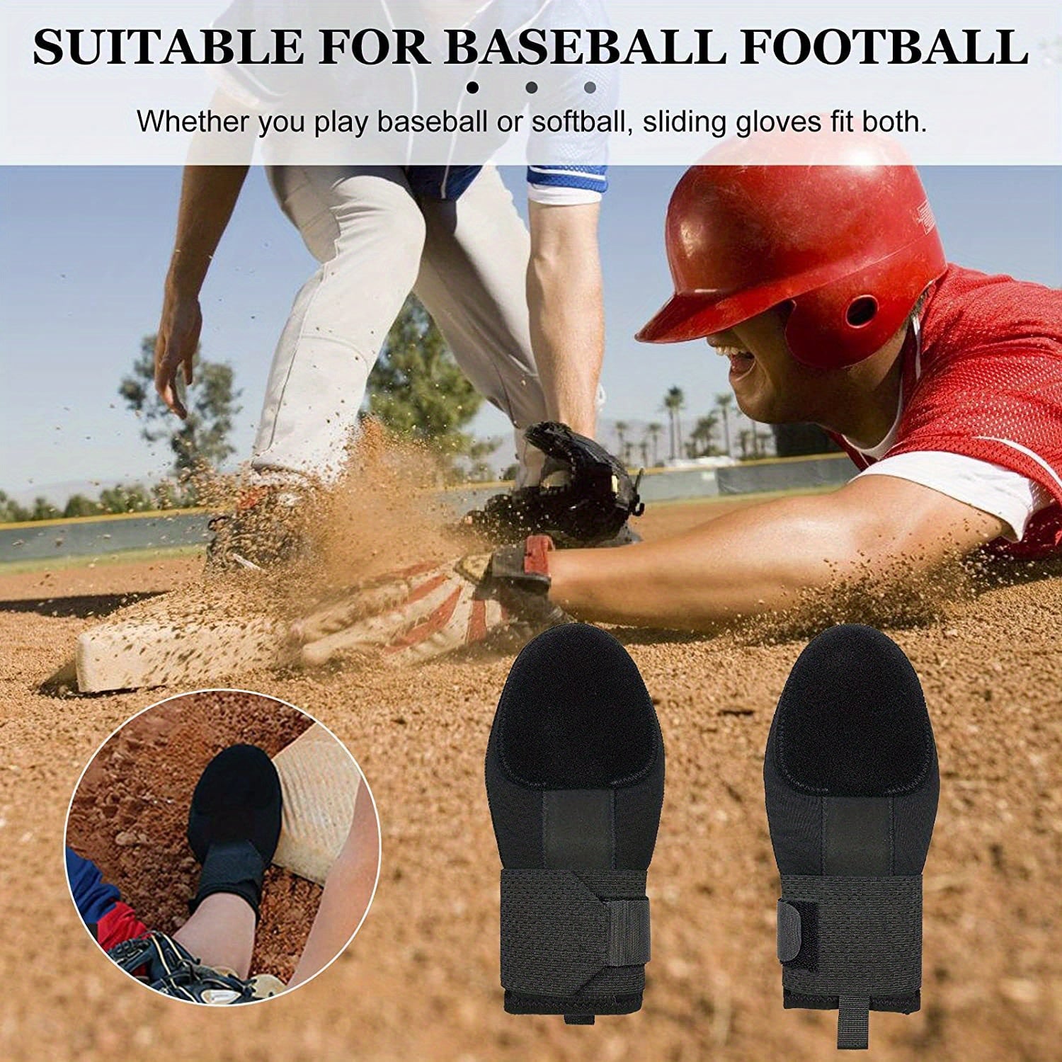 1pc Baseball Sliding Glove Left Right Hand Universal Softball Slide Gloves