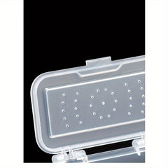 Red Worm Live Bait Box for Fishing