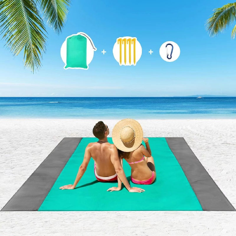 Sandproof Beach Mat Picnic Blankets Waterproof and Quick Drying Outdoor Mat