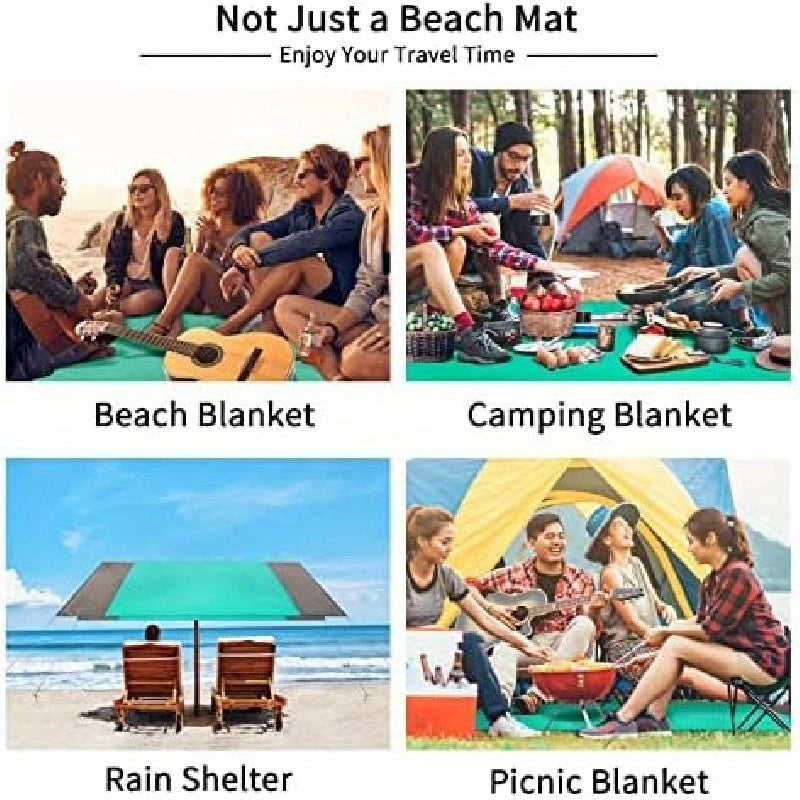 Sandproof Beach Mat Picnic Blankets Waterproof and Quick Drying Outdoor Mat