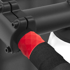 4pcs Bicycle Handlebar Cover Silicone w/ Fixing Ring Sleeves Scratch Proof