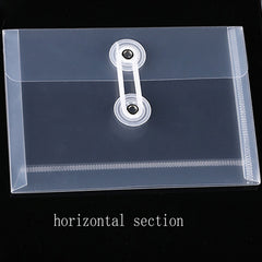 2pcs Waterproof Retro Stickers Crafts Storage Bags Visible & Portable