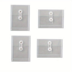 2pcs Waterproof Retro Stickers Crafts Storage Bags Visible & Portable