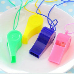 Plastic Sports Referee Whistles Birthday Party Favors