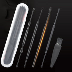 6pcs Ear Pick Set Ear Wax Removal Tool with Storage Case