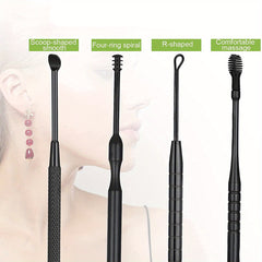 6pcs Ear Pick Set Ear Wax Removal Tool with Storage Case