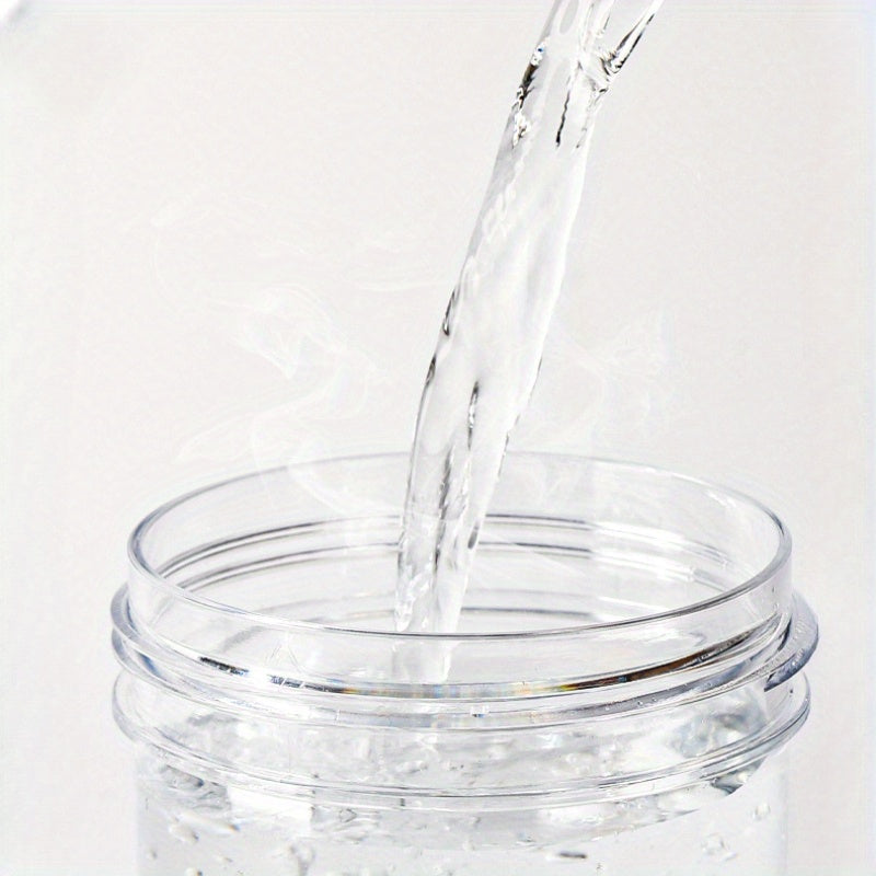 Cartoon Mini Water Bottle 550ml with Straw