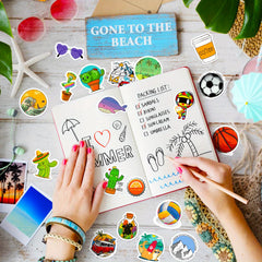100pcs Waterproof Doodle Stickers Laptop PC Tablet Mobile Phone Case