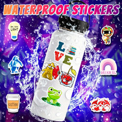 100pcs Waterproof Doodle Stickers Laptop PC Tablet Mobile Phone Case