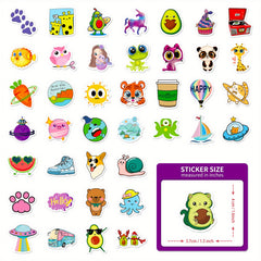 100pcs Hello Waterproof Doodle Sticker For Devices & Accessories