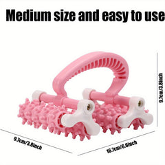 Deep Tissue Muscle Roller for Body Massage with 4 Wheels