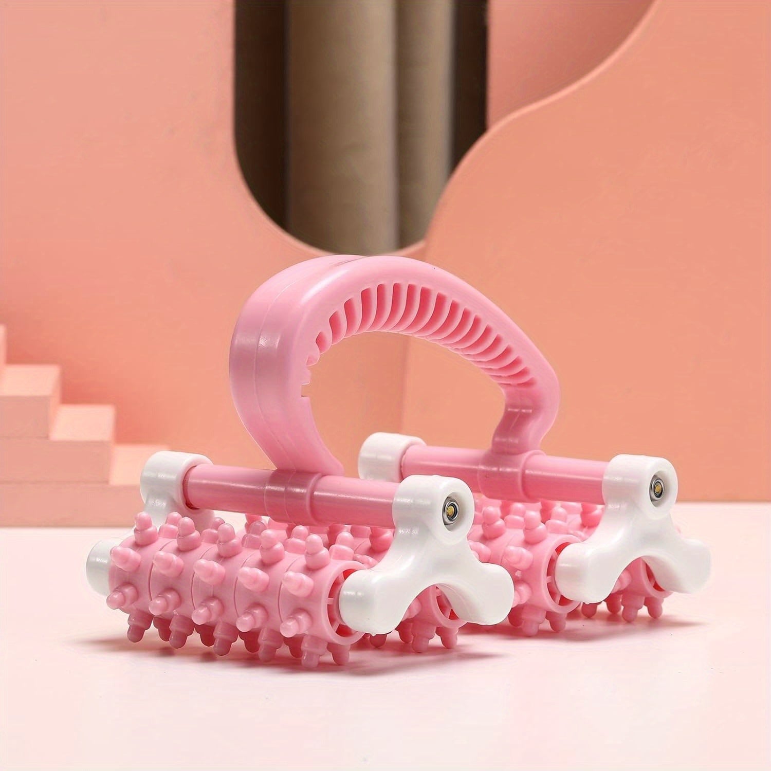 Deep Tissue Muscle Roller for Body Massage with 4 Wheels