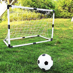 Portable Folding Soccer Goal with Target, Dual Use & Multifunctional