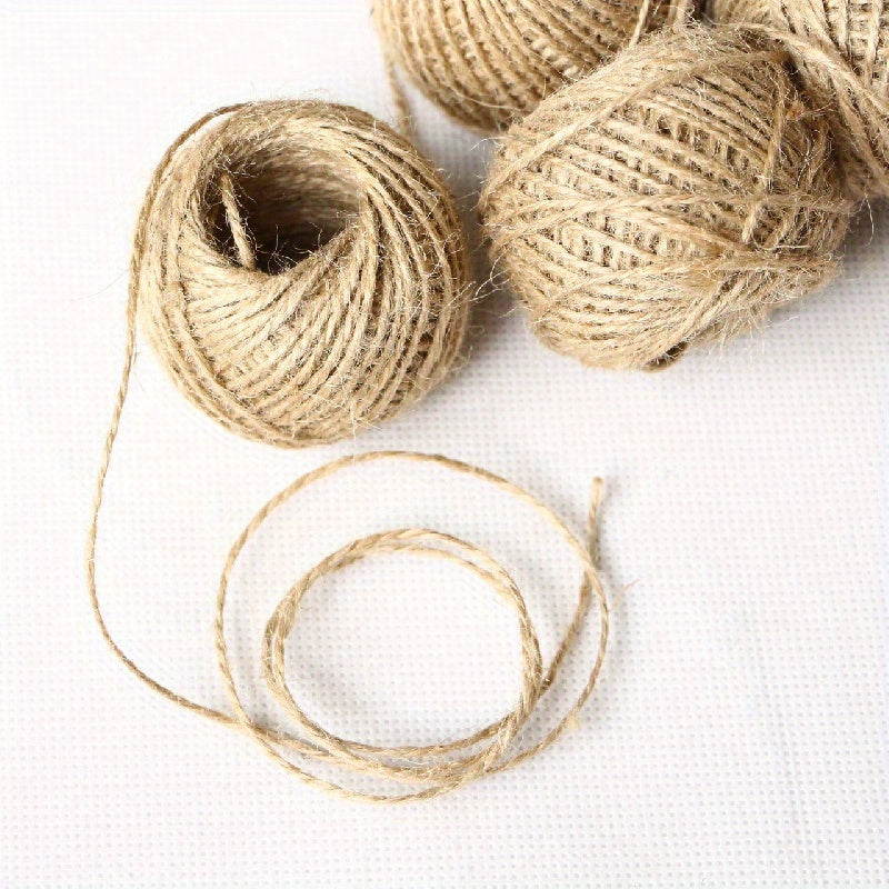 30m Hemp Rope Wall Decoration Hanging Wall Woven Thin Rope Small Accessories
