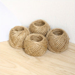 30m Hemp Rope Wall Decoration Hanging Wall Woven Thin Rope Small Accessories