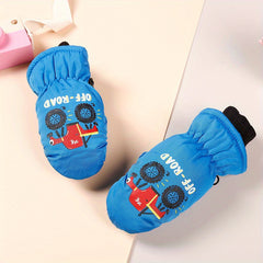 Kids Waterproof Winter Gloves for Ages 3-6 - Outdoor Activities, Snow Play