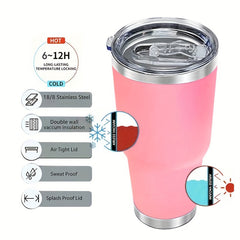 30oz Stainless Steel Insulated Travel Tumbler for Outdoor Sports