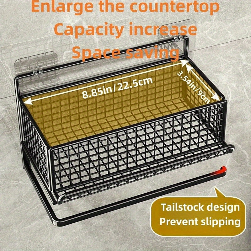 Wall Mounted Bathroom Storage Rack for Toilet & Mobile Phone