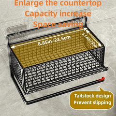 Wall Mounted Bathroom Storage Rack for Toilet & Mobile Phone