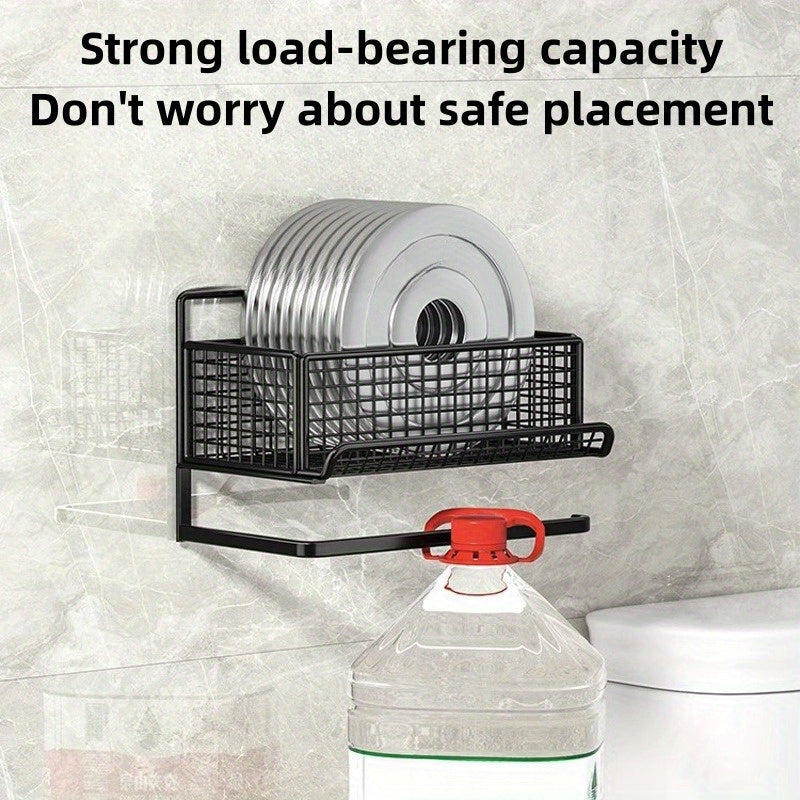 Wall Mounted Bathroom Storage Rack for Toilet & Mobile Phone