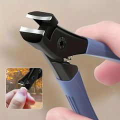 2pcs Stainless Steel Ear Digging Spoon Nail Clipper Set