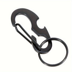 2pcs Metal Hanging Buckle Keychain Key Ring Stainless Steel Bag Buckle