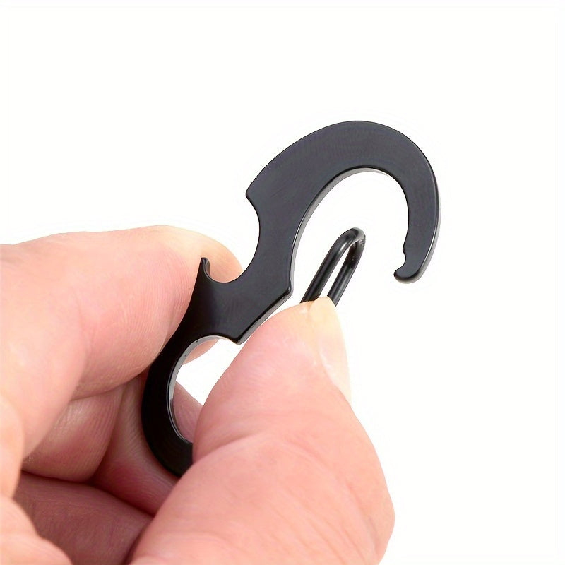 2pcs Metal Hanging Buckle Keychain Key Ring Stainless Steel Bag Buckle