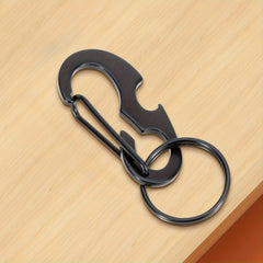 2pcs Metal Hanging Buckle Keychain Key Ring Stainless Steel Bag Buckle