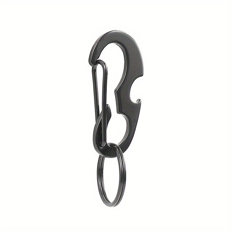 2pcs Metal Hanging Buckle Keychain Key Ring Stainless Steel Bag Buckle
