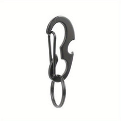 2pcs Metal Hanging Buckle Keychain Key Ring Stainless Steel Bag Buckle