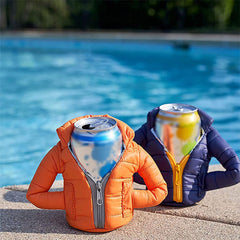 Beverage Insulating Jacket Cooler Vest for Outdoor Camping Picnic Party