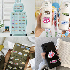 60pcs Y2K Waterproof Doodle Sticker For Laptop PC Tablet Mobile Phone Case