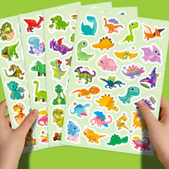100pcs Dinosaur Waterproof Stickers for Laptop Phone Case Guitar
