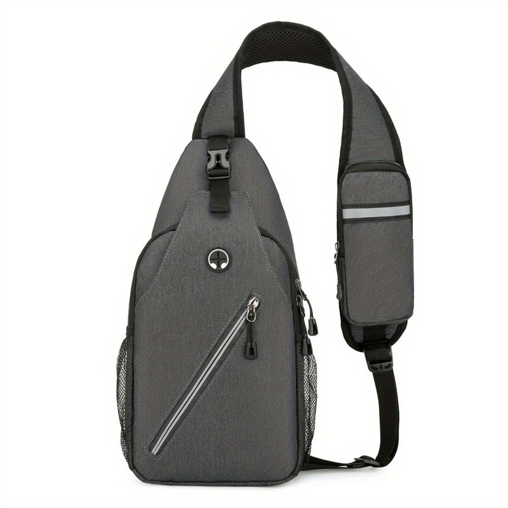 Outdoor Hiking Chest Bag Waterproof Sports Backpack Business Shoulder Bag