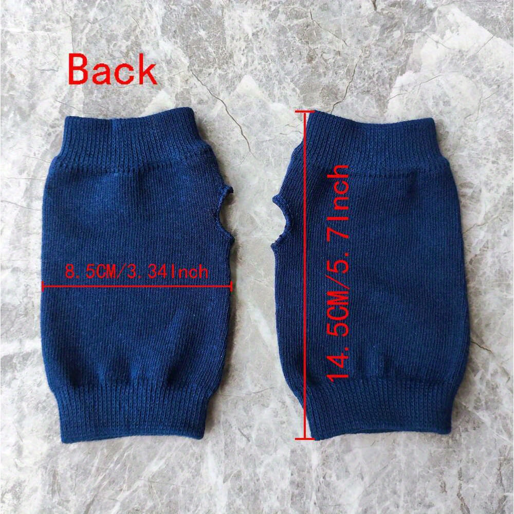 Eagle Retro Knitted Fingerless Gloves for Winter Warmth Anti cold And Antifreeze