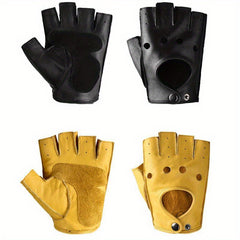 Men's Retro Touch Screen Motorcycle Gloves for Autumn and Winter