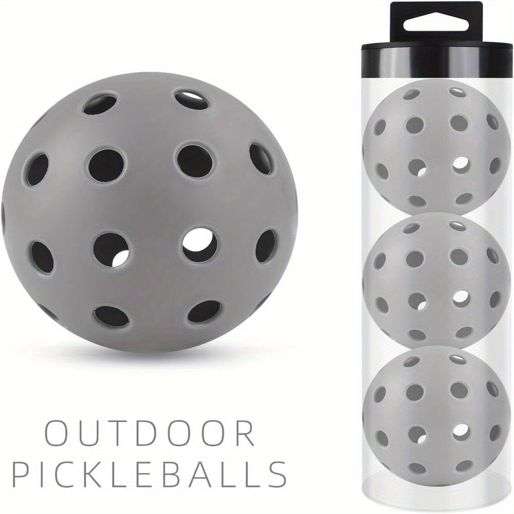 Transparent Pickleball Ball Storage Box Portable Organizer For 3-4 Balls