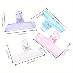 4PCS Transparent Long Tail Clip Acrylic Storage Clip