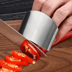 Stainless Steel Finger Guard for Slicing - Kitchen Cutting Protector