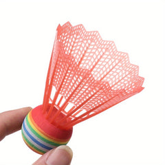 6pcs Colorful Badminton Shuttlecocks Durable Training Ball