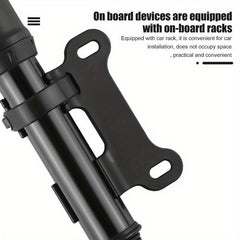100Psi Mini Bike Pump Aluminum Alloy Hand Air Pump Tire Inflator