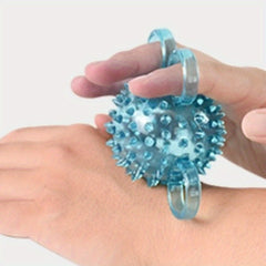 Exercise Grip Ball and Spiky Massage Ball Set