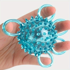 Exercise Grip Ball and Spiky Massage Ball Set