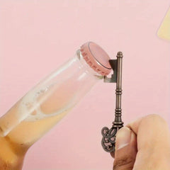 2pcs DIY Key Shape Bottle Opener Pendant Retro Accessories